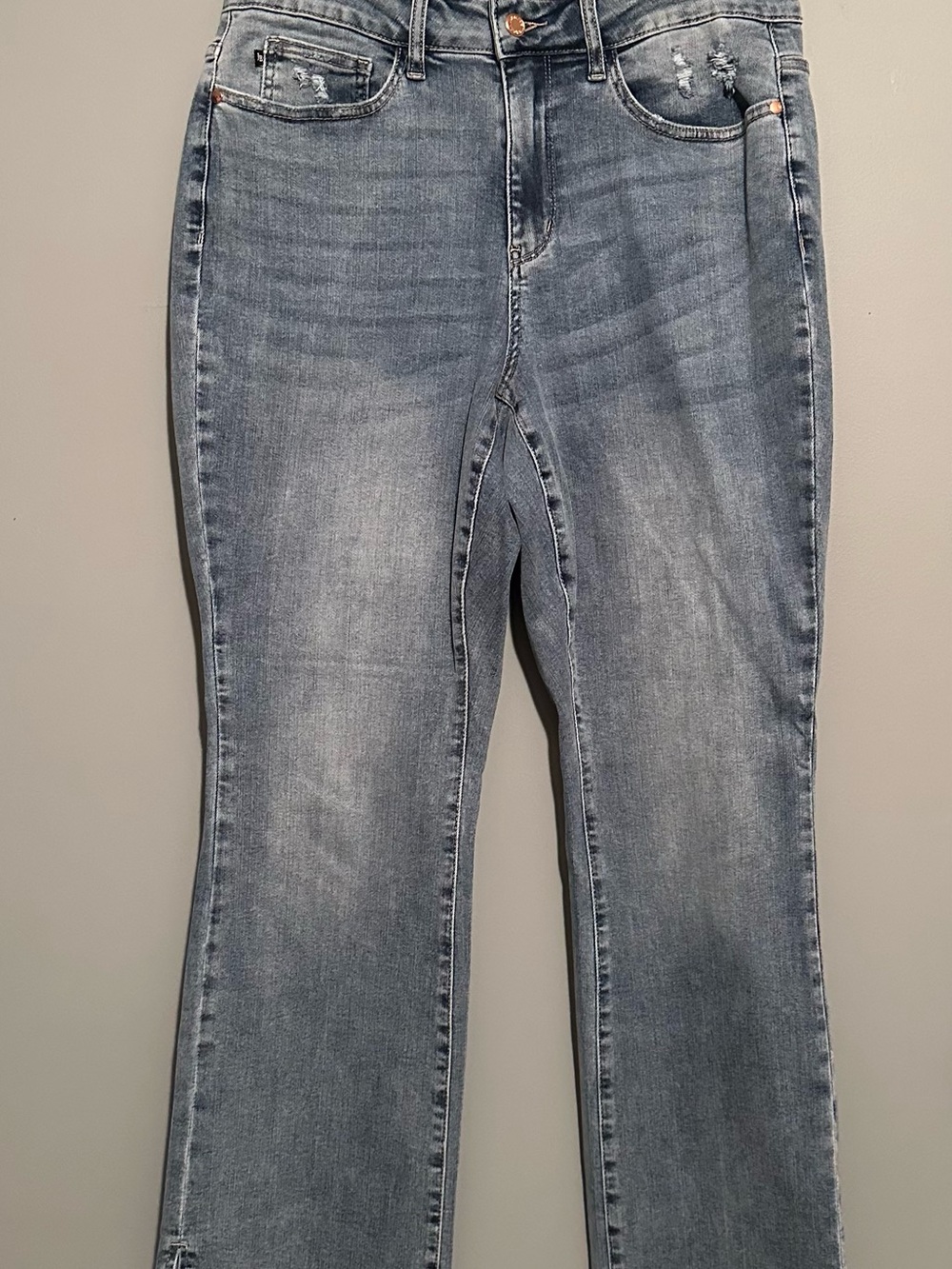 NWOT Judy Blue Light Blue Straight Leg Jeans